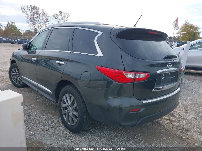 2013 Infiniti Jx35 VIN: 5N1AL0MM8DC343860 Lot: 37967130