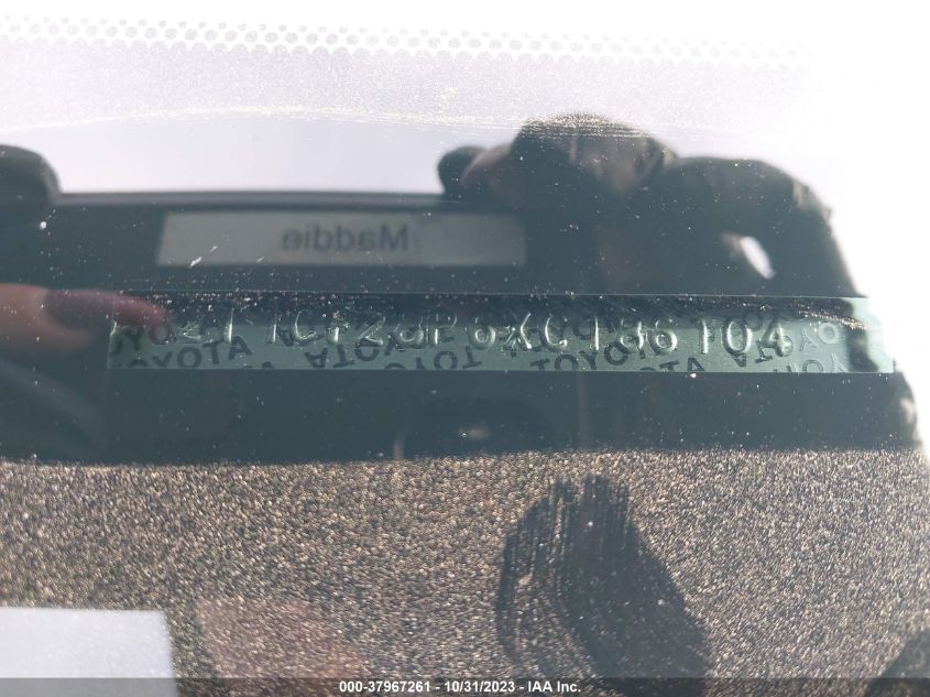 1999 Toyota Camry Solara Sle VIN: 2T1CF28P6XC186104 Lot: 37967261