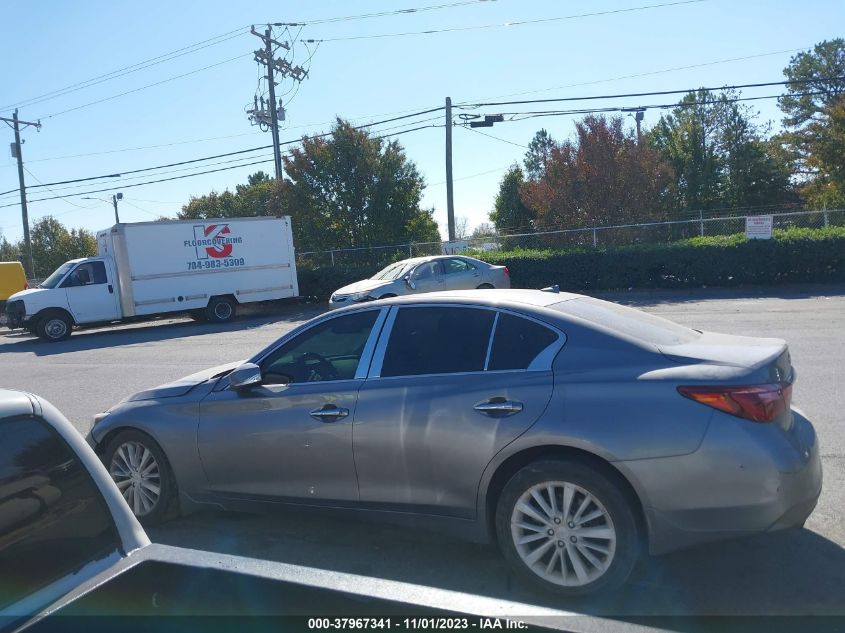 2018 Infiniti Q50 3.0T Luxe VIN: JN1EV7AR6JM437530 Lot: 37967341