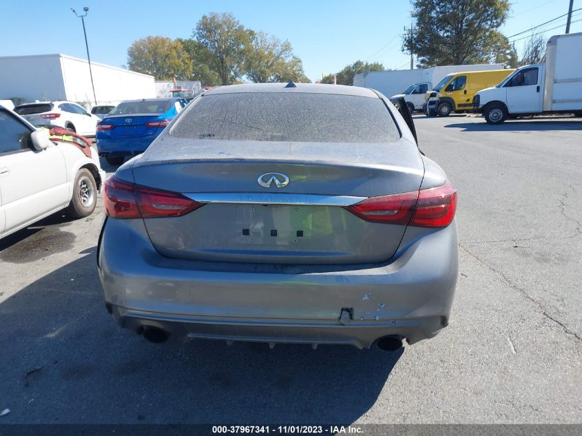 2018 Infiniti Q50 3.0T Luxe VIN: JN1EV7AR6JM437530 Lot: 37967341