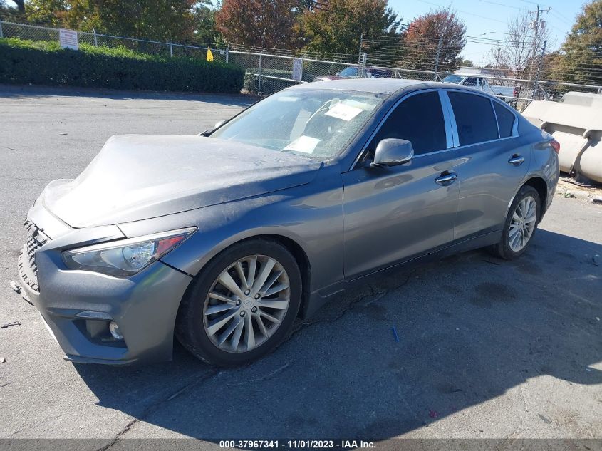 2018 Infiniti Q50 3.0T Luxe VIN: JN1EV7AR6JM437530 Lot: 37967341