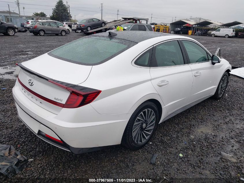 2020 Hyundai Sonata Hybrid Limited VIN: KMHL54JJ6LA009681 Lot: 37967505