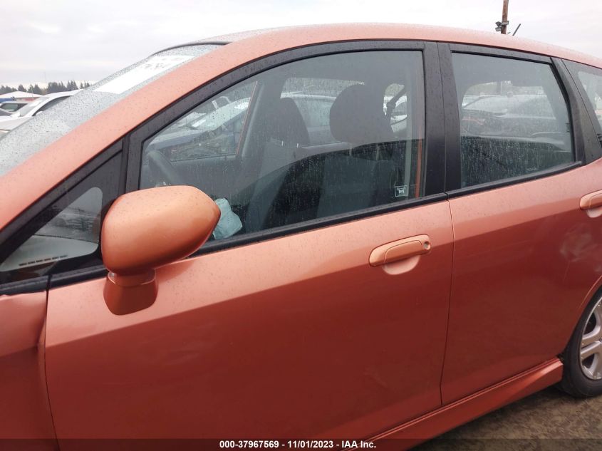 2007 Honda Fit Sport VIN: JHMGD37667S022919 Lot: 37967569