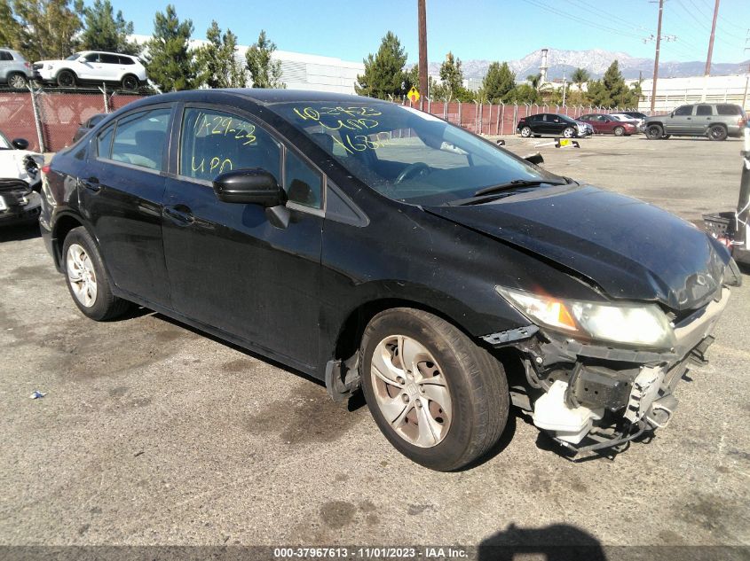 2014 Honda Civic Lx VIN: 19XFB2F53EE256702 Lot: 37967613