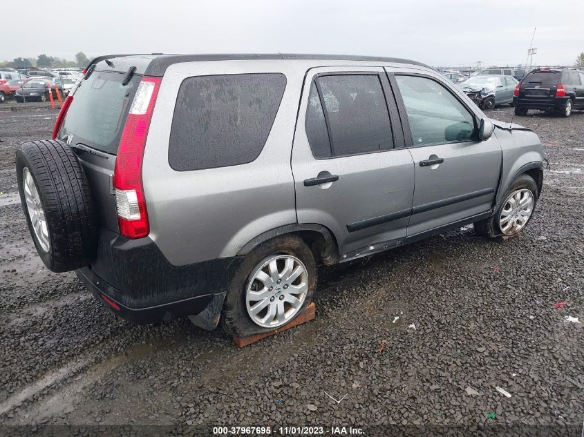 2006 Honda Cr-V Ex VIN: JHLRD78896C015475 Lot: 37967695