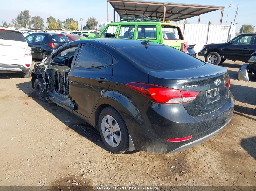 2016 Hyundai Elantra Se VIN: 5NPDH4AE2GH714804 Lot: 37967713