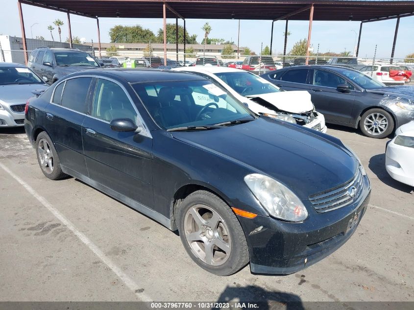 2003 Infiniti G35 Leather VIN: JNKCV51E63M331201 Lot: 37967760