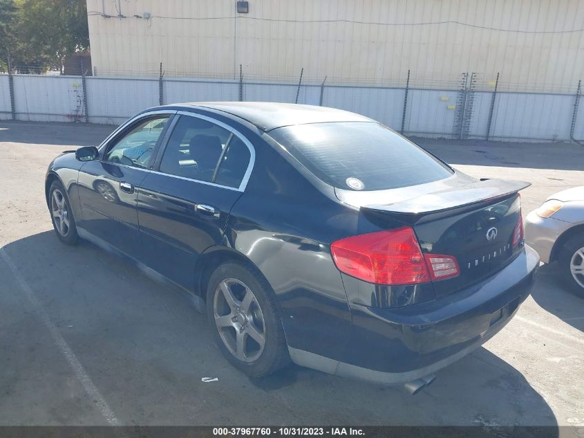 2003 Infiniti G35 Leather VIN: JNKCV51E63M331201 Lot: 37967760