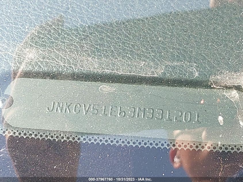 2003 Infiniti G35 Leather VIN: JNKCV51E63M331201 Lot: 37967760