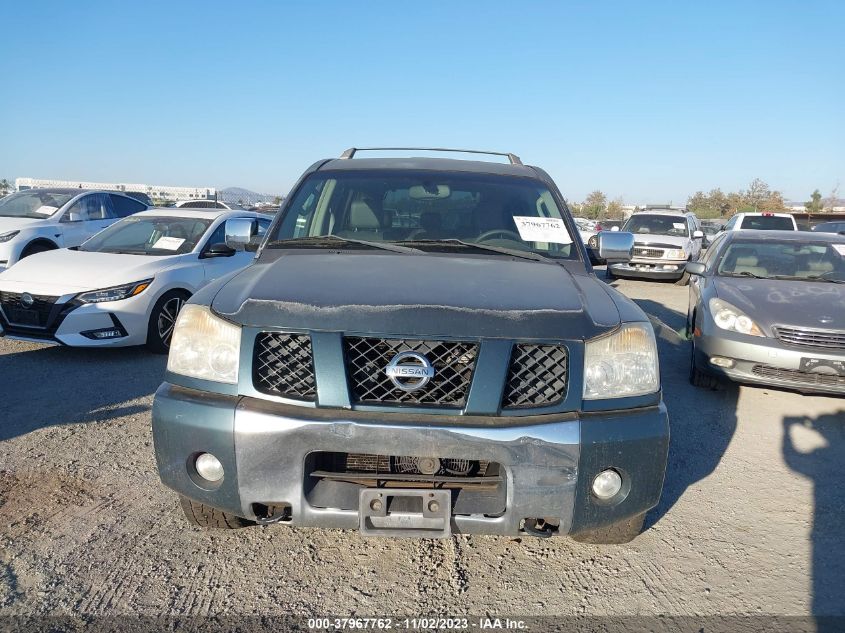 2004 Nissan Pathfinder Armada Se Off-Road VIN: 5N1AA08A74N738364 Lot: 37967762