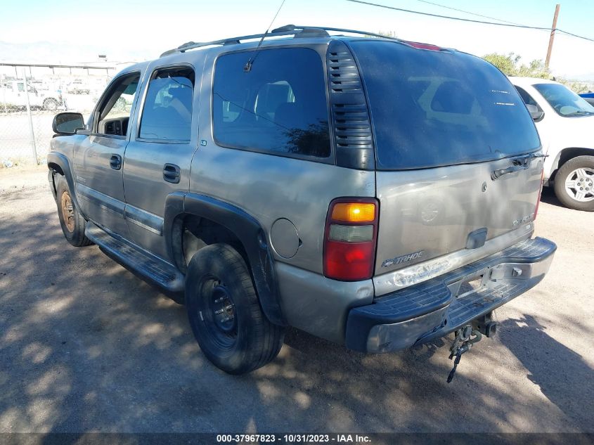 2001 Chevrolet Tahoe Ls VIN: 1GNEC13T31R112837 Lot: 37967823