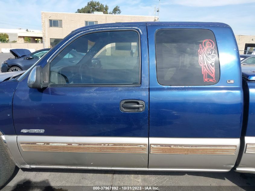 1999 Chevrolet Silverado 1500 Ls VIN: 2GCEC19T2X1169662 Lot: 37967892