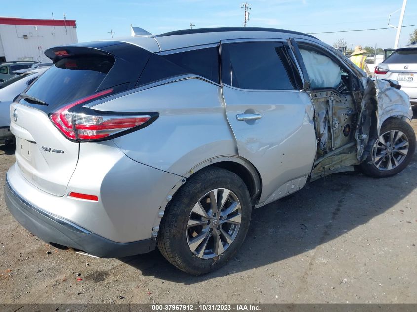 2017 Nissan Murano Sv VIN: 5N1AZ2MH0HN174067 Lot: 37967912