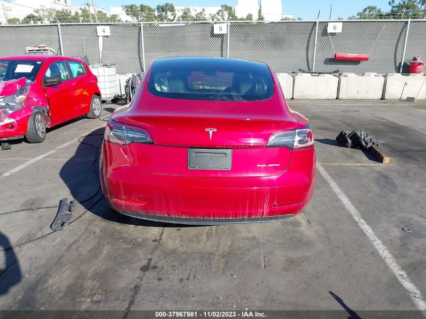 2022 Tesla Model 3 Long Range VIN: 5YJ3E1EB7NF208402 Lot: 37967981