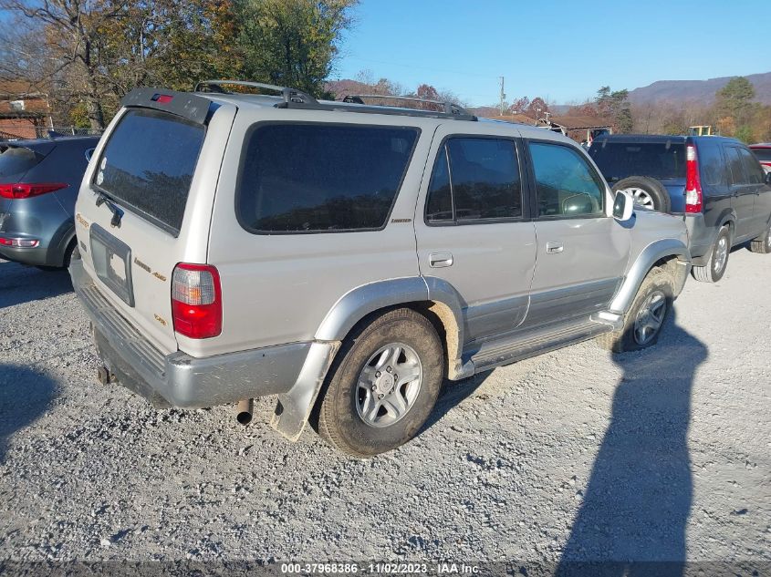 2000 Toyota 4Runner Limited V6 VIN: JT3HN87R4Y0271599 Lot: 37968386