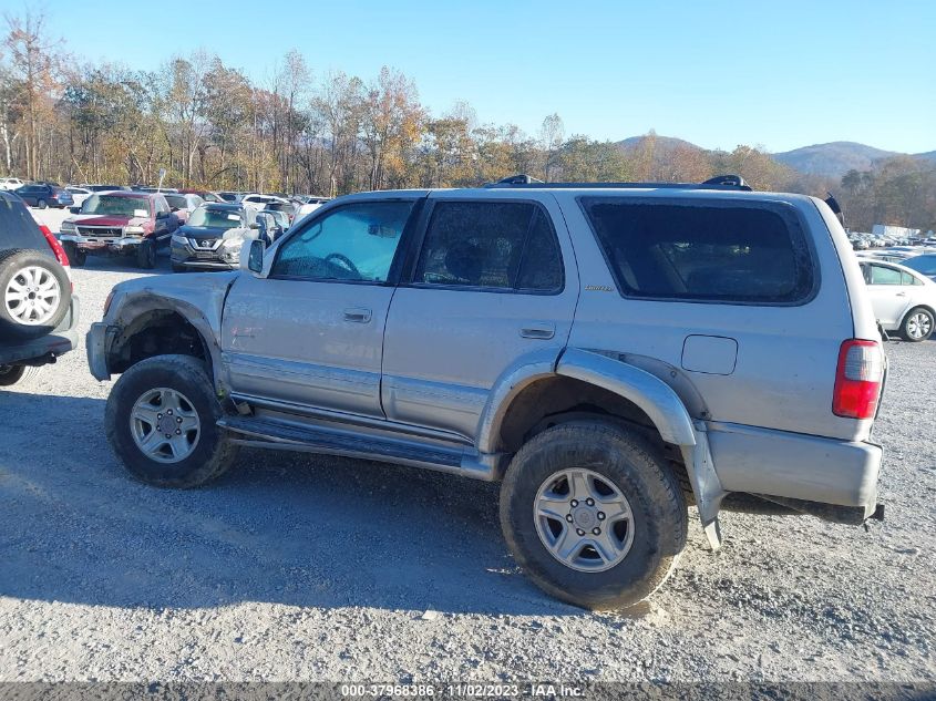 2000 Toyota 4Runner Limited V6 VIN: JT3HN87R4Y0271599 Lot: 37968386