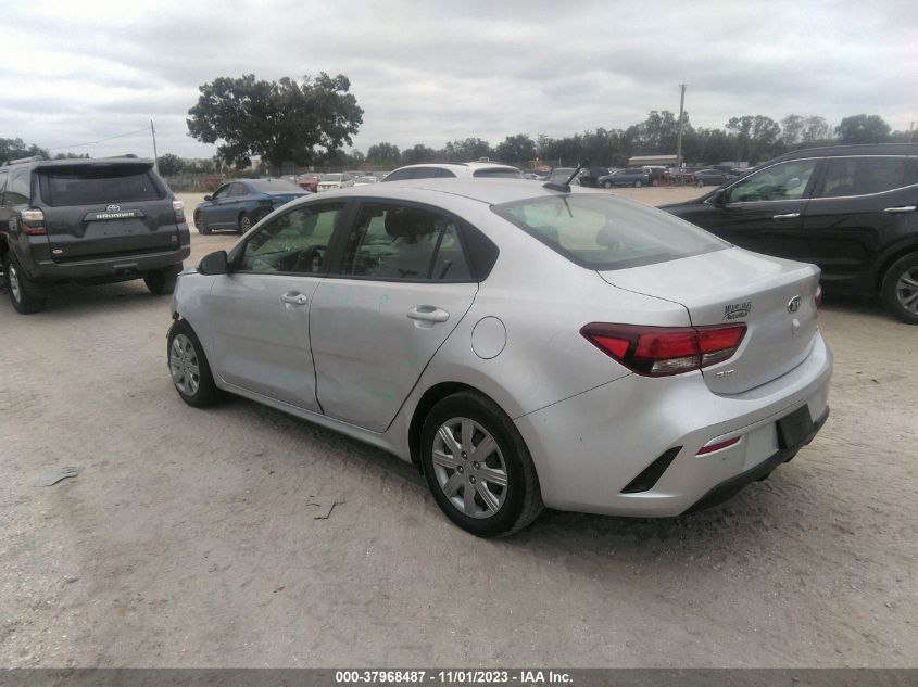 2021 Kia Rio S VIN: 3KPA24AD2ME401490 Lot: 37968487