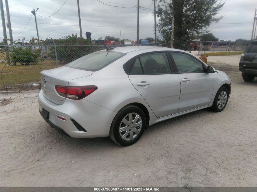 2021 Kia Rio S VIN: 3KPA24AD2ME401490 Lot: 37968487