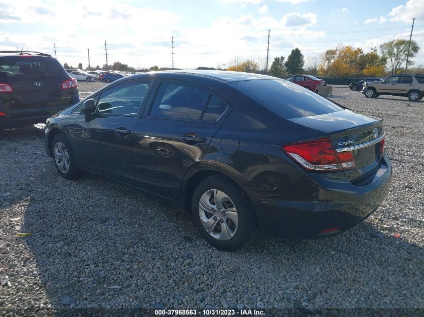 2013 Honda Civic Lx VIN: 1GKEC13Z12J184606 Lot: 37968563