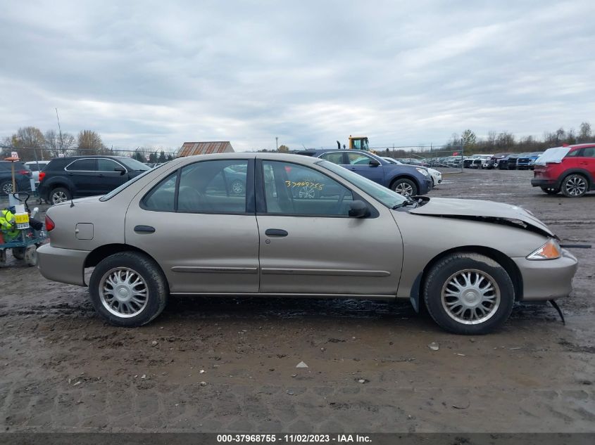 2002 Chevrolet Cavalier VIN: 1G1JC524427444297 Lot: 37968755