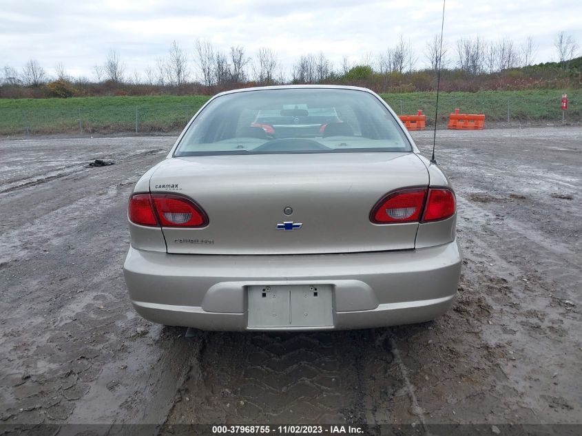 2002 Chevrolet Cavalier VIN: 1G1JC524427444297 Lot: 37968755