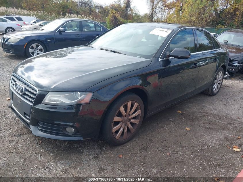 2010 Audi A4 2.0T Premium Plus VIN: WAUFFAFL6AN063220 Lot: 37968793