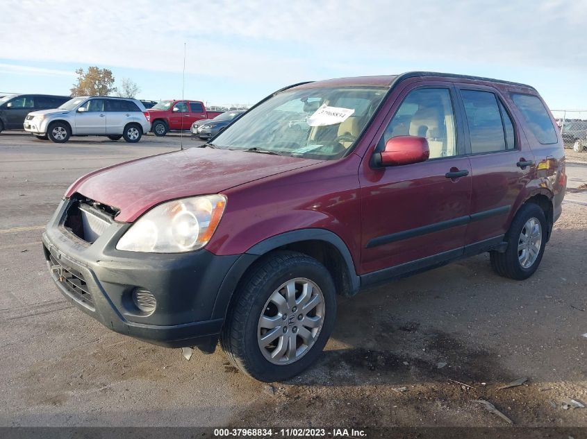 2006 Honda Cr-V Ex VIN: JHLRD78806C041933 Lot: 37968834