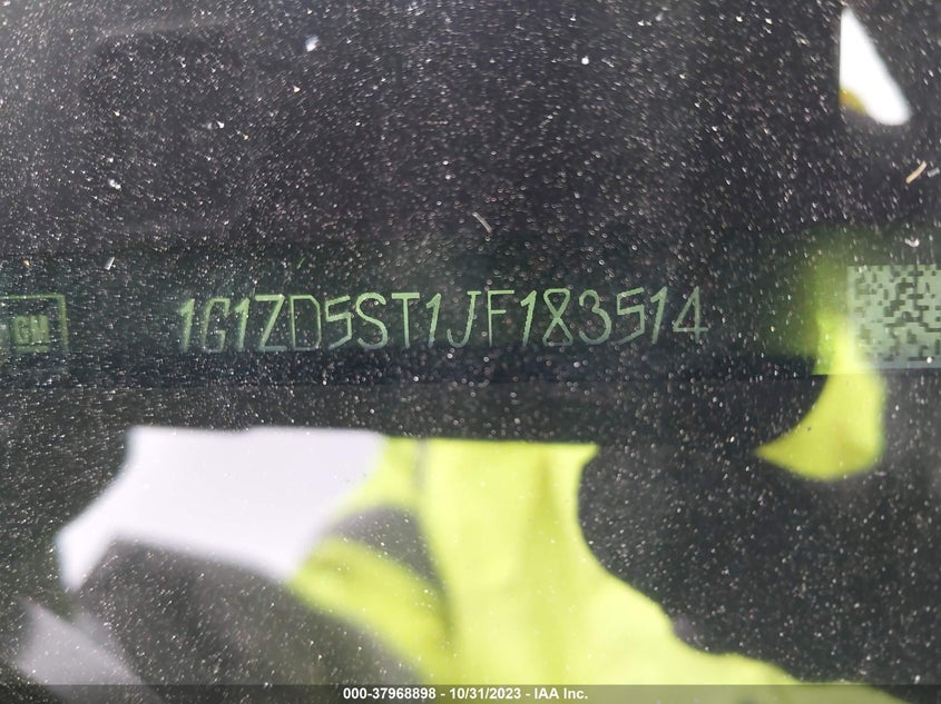 2018 Chevrolet Malibu Lt VIN: 1G1ZD5ST1JF183514 Lot: 37968898