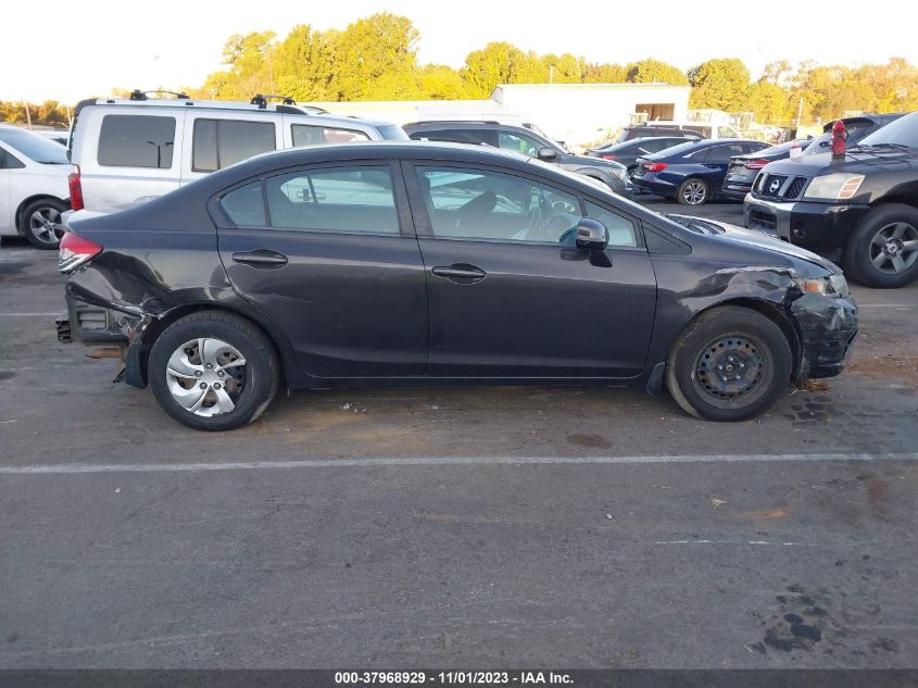 2013 Honda Civic Sdn Lx VIN: 2HGFB2F54DH555314 Lot: 37968929