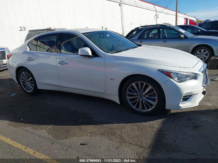 2018 Infiniti Q50 3.0T Luxe VIN: JN1EV7AR4JM431015 Lot: 37969083