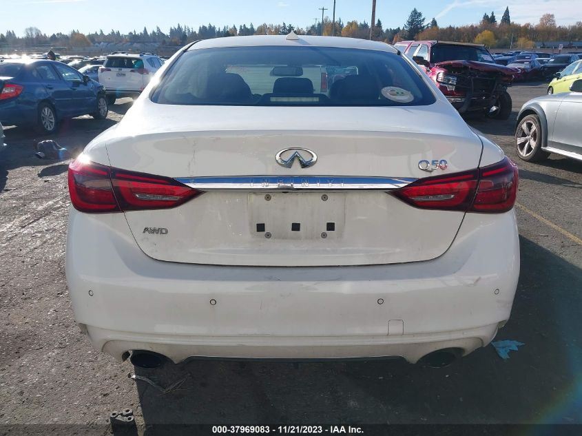 2018 Infiniti Q50 3.0T Luxe VIN: JN1EV7AR4JM431015 Lot: 37969083