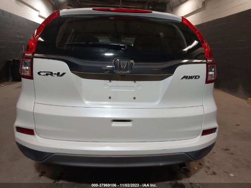 2015 Honda Cr-V Lx VIN: 5J6RM4H34FL115896 Lot: 37969106