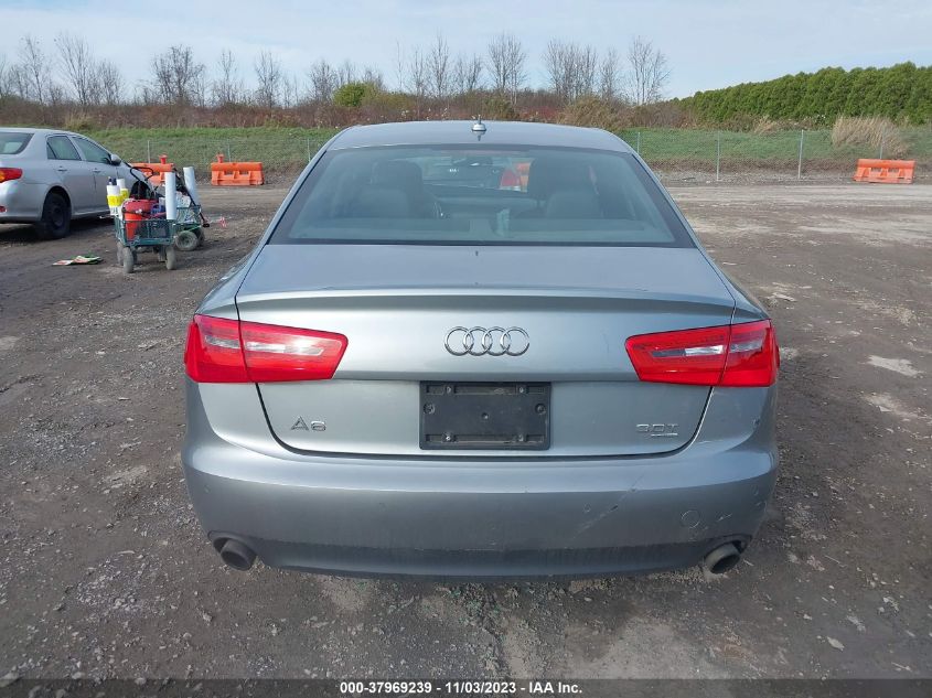 2013 Audi A6 3.0T Premium VIN: WAUGGAFC6DN037481 Lot: 37969239