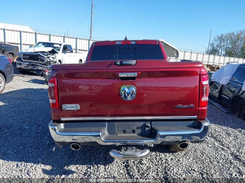 2019 Ram 1500 Longhorn 4X4 5'7" Box VIN: 1C6SRFKT3KN671202 Lot: 37969298