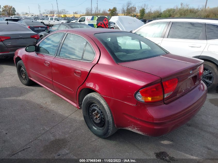 2004 Oldsmobile Alero Gx VIN: 1G3NK52F04C117211 Lot: 37969349