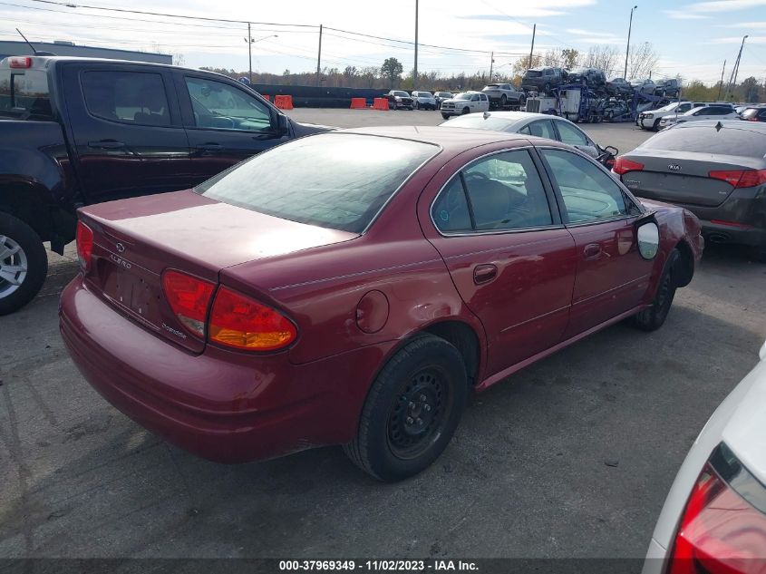 2004 Oldsmobile Alero Gx VIN: 1G3NK52F04C117211 Lot: 37969349