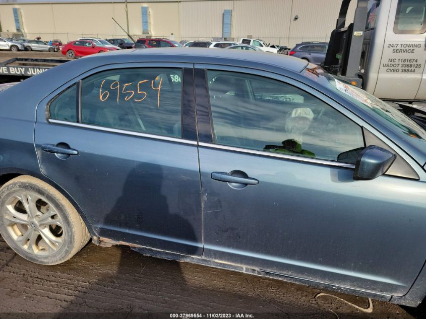 2012 Ford Fusion Se VIN: 3FAHP0HA0CR131824 Lot: 37969554