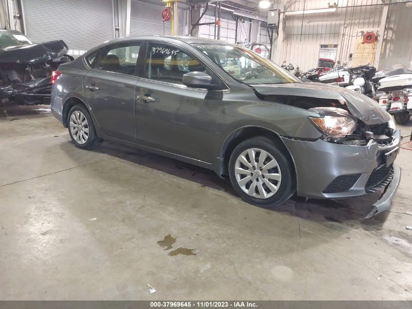 2019 Nissan Sentra S VIN: 3N1AB7AP3KY395614 Lot: 37969645