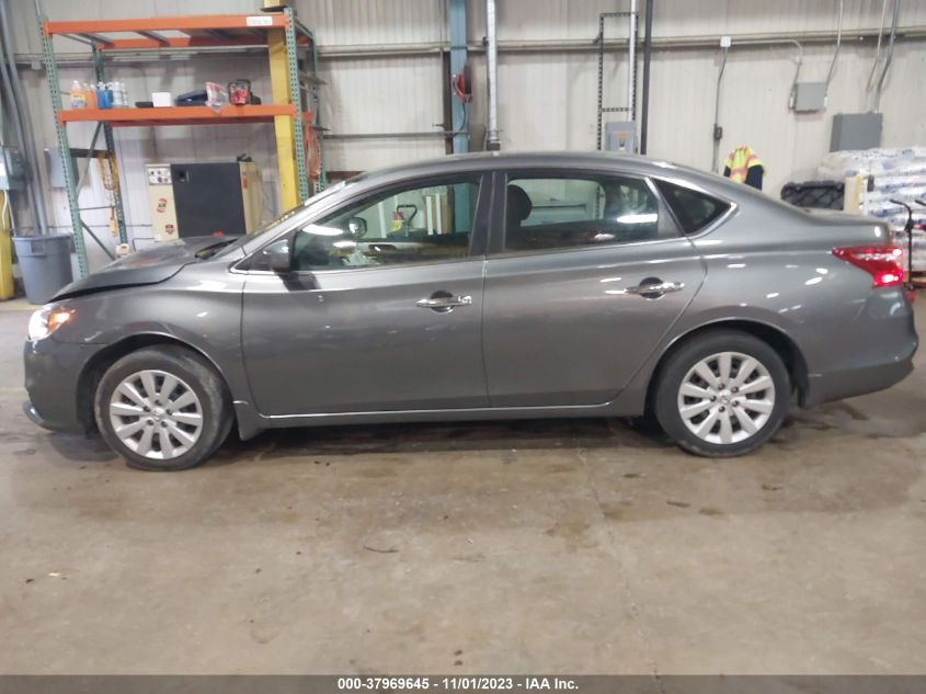 2019 Nissan Sentra S VIN: 3N1AB7AP3KY395614 Lot: 37969645