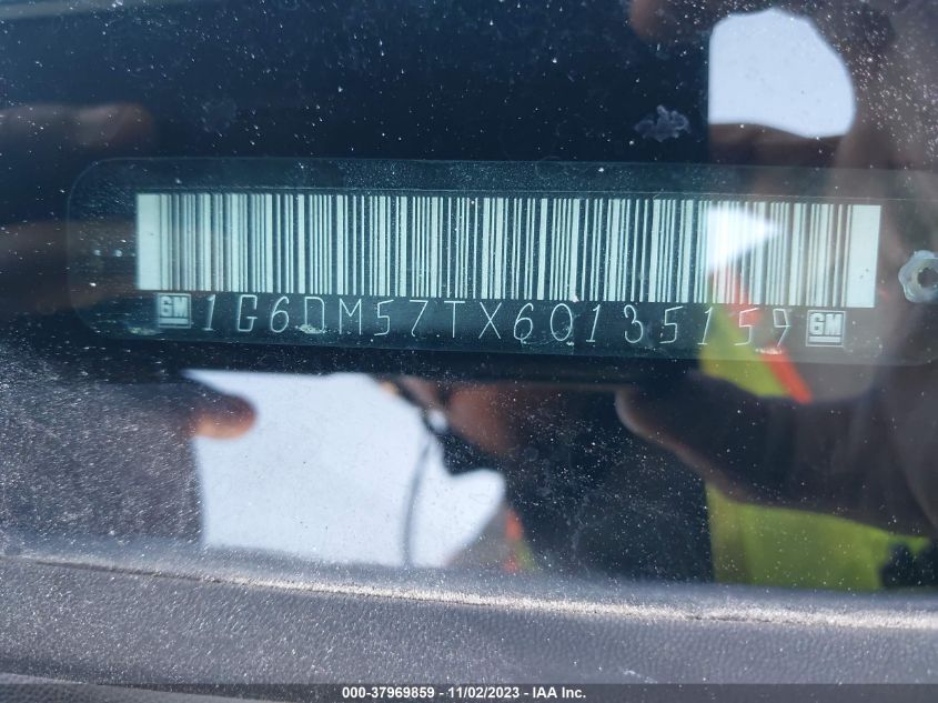 2006 Cadillac Cts Standard VIN: 1G6DM57TX60135159 Lot: 37969859