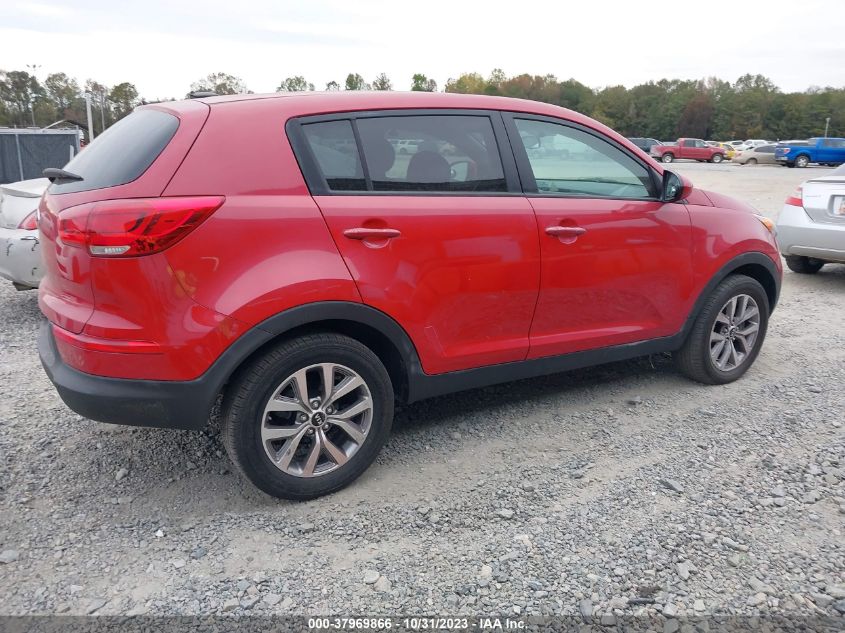 2015 Kia Sportage Lx VIN: KNDPB3AC2F7758943 Lot: 37969866