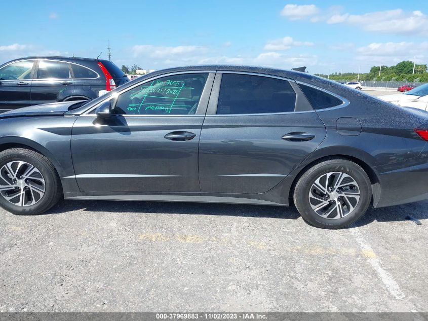 2023 Hyundai Sonata Hybrid Blue VIN: KMHL24JJ1PA072802 Lot: 37969883