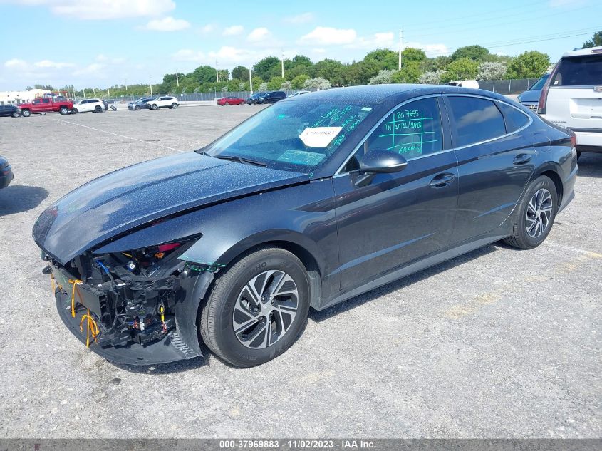 2023 Hyundai Sonata Hybrid Blue VIN: KMHL24JJ1PA072802 Lot: 37969883