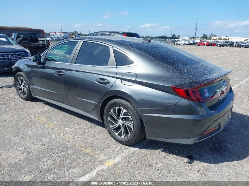 2023 Hyundai Sonata Hybrid Blue VIN: KMHL24JJ1PA072802 Lot: 37969883