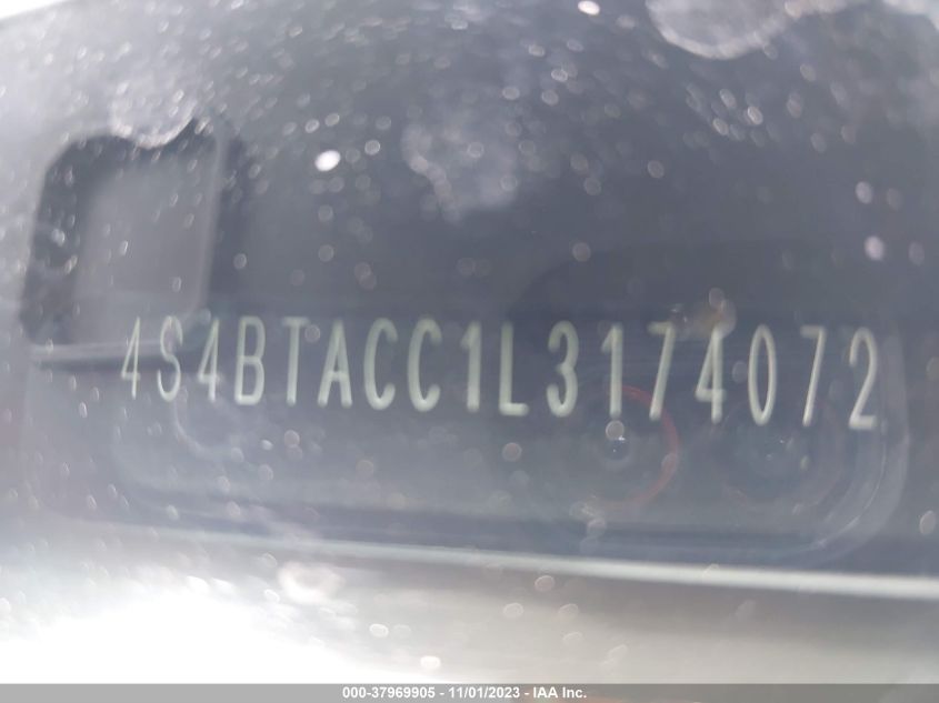 2020 Subaru Outback Premium VIN: 4S4BTACC1L3174072 Lot: 37969905