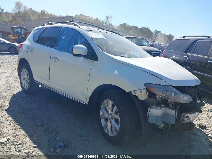 2011 Nissan Murano Sv VIN: JN8AZ1MW2BW157175 Lot: 37969956