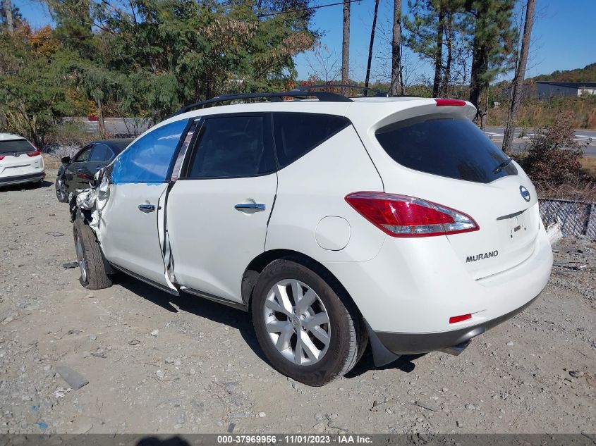 2011 Nissan Murano Sv VIN: JN8AZ1MW2BW157175 Lot: 37969956