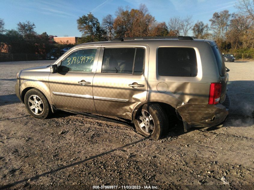 2010 Honda Pilot Touring VIN: 5FNYF4H90AB002927 Lot: 37969977