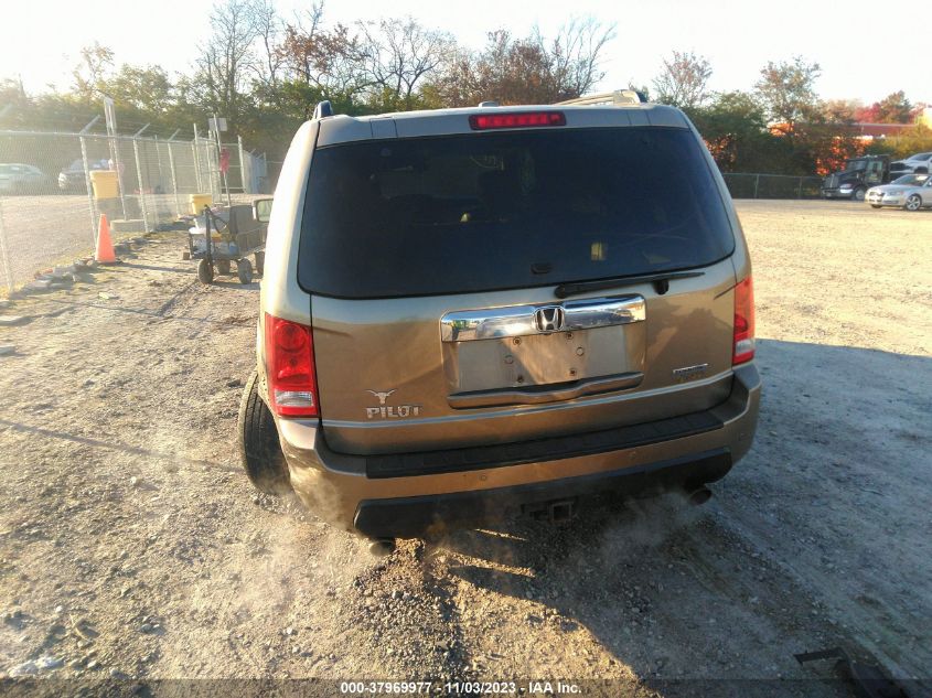 2010 Honda Pilot Touring VIN: 5FNYF4H90AB002927 Lot: 37969977