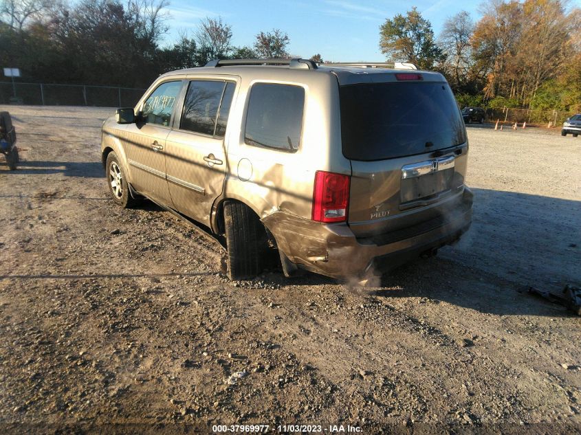 2010 Honda Pilot Touring VIN: 5FNYF4H90AB002927 Lot: 37969977